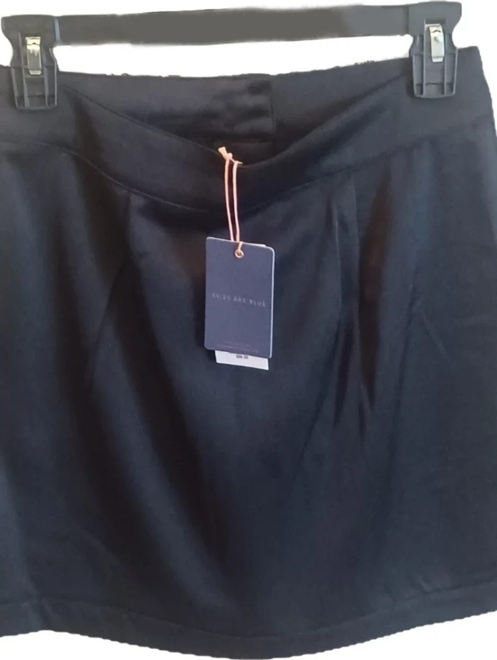 Skies Are Blue Black Cargo Pocket Mini Skirt